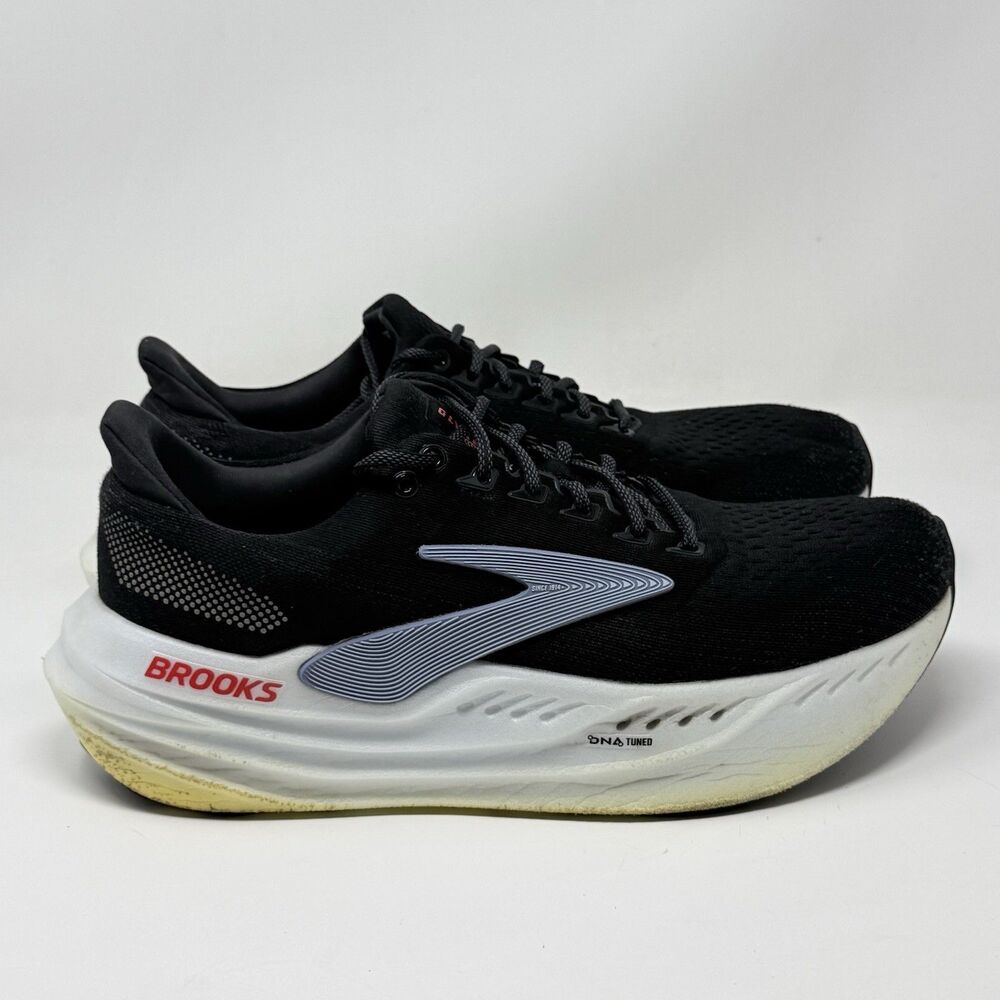 Brooks Glycerin Max Sneakers Shoes Mens 12 D Black Ebony Winter Sky Running